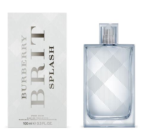 burberry brit splash edt 100 ml|Burberry Brit splash cologne.